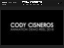 Tablet Screenshot of codycisneros.com